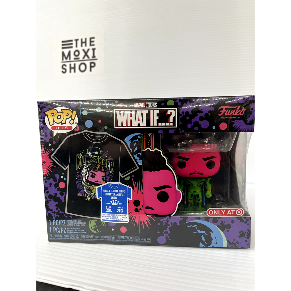 Funko Pop! # 989 Infinity Killmonger - Black Panther XXL Tshirt & Pop Target Exc